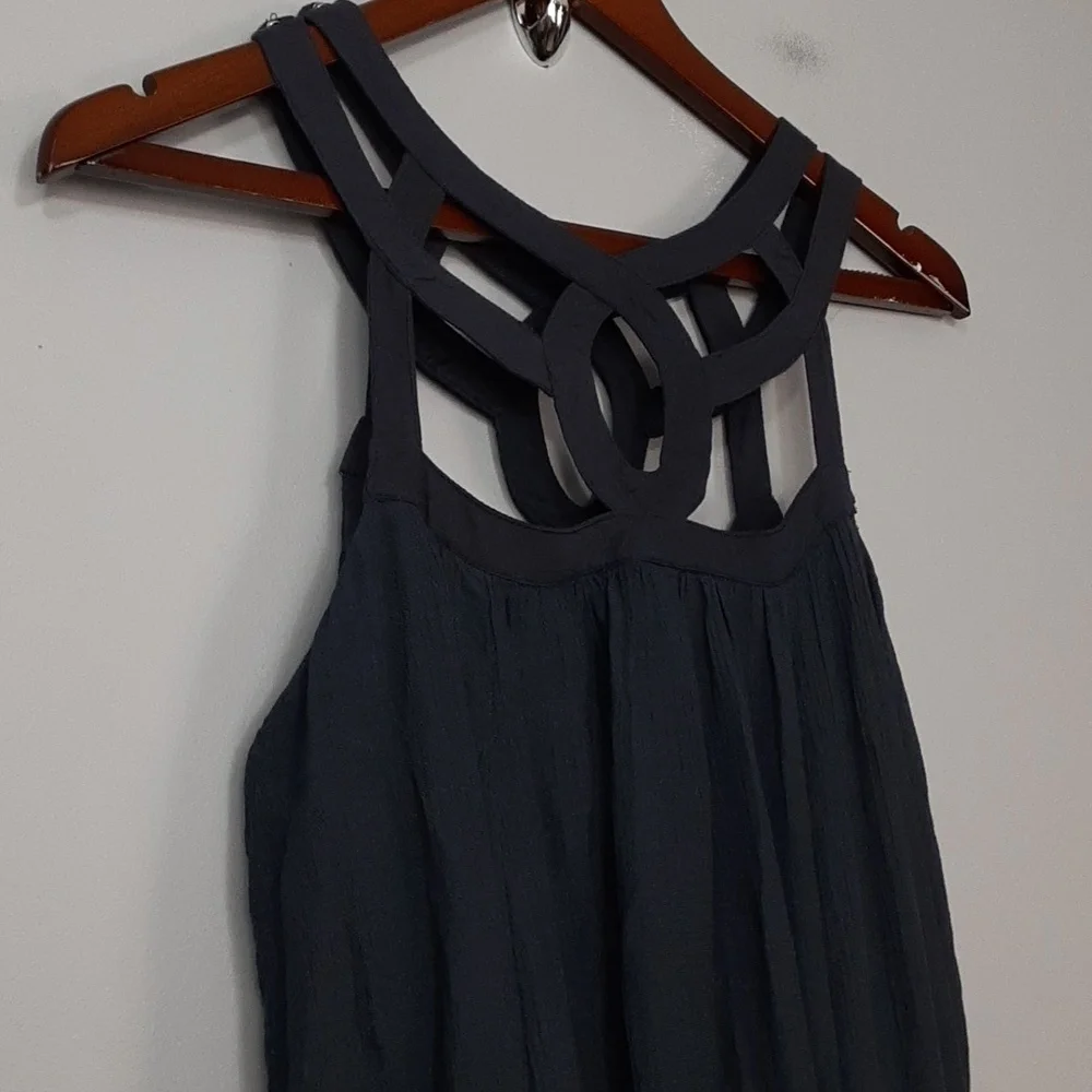 Wishlist Nordstrom Siren By Design Navy Key Halter High Neck Maxi Dress